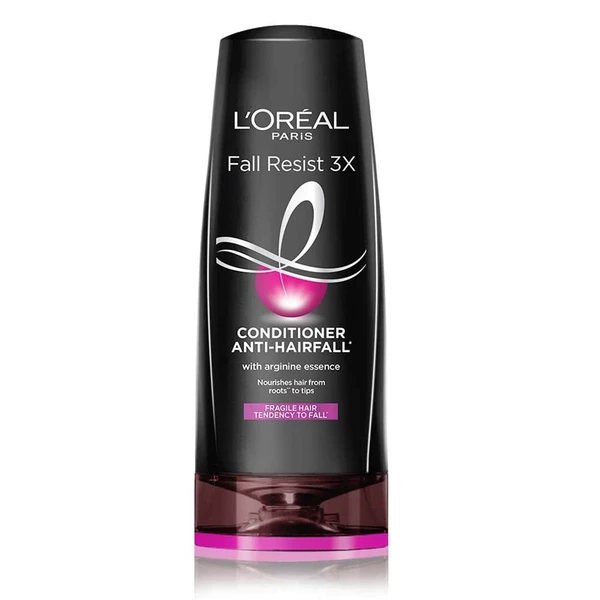 L'OREAL PARIS L'Oreal Paris Anti-Hair Fall Conditioner, Reinforcing & Nourishing for Hair Growth, For Thinning & Hair Loss, With Arginine Essence and Salicylic Acid, Fall Resist 3X, 180 ML