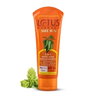 Lotus Herbals Safe Sun 3 in 1 Matte-Look Daily Sunscreen PA+++, UVA&UVB, SPF 40, 100 gm