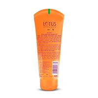 Lotus Herbals Safe Sun Detan After-Sun Face Wash Gel, 100gm | Papaya & Aloe Vera | Cleanses & Clarifies Skin