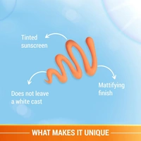 Lotus Herbals SafeSun 3-in-1 Matte look daily sunscreen | Tinted Sunscreen | SPF 40 PA+++ | Dermatologically tested | Mallow, Hops | Paraben free, tinted, no white cast, matte finish | All skin types |