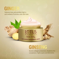Lotus Herbals Youth Rx Anti-Aging Skin Care Range Lotus Herbals Youth Rx Anti-Aging Transforming Cream Spf 25, Pa +++