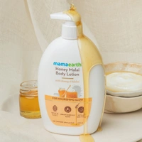 Mamaearth Honey Malai Body Lotion with Honey & Malai for Nourishing Glow, 400 ml