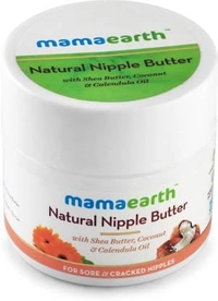MAMAEARTH Mamaearth Nipple Butter for Sore and Cracked Nipples, Preservative free, 100% Natural, 50 ml
