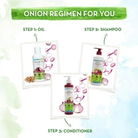 MAMAEARTH Mamaearth Onion Shampoo with Onion & Plant Keratin for Hair Fall Control, 400ml