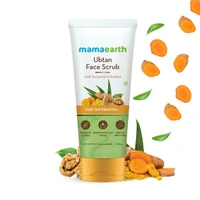 MAMAEARTH Mamaearth Ubtan Face Scrub with Turmeric and Walnut for Tan Removal - 100g