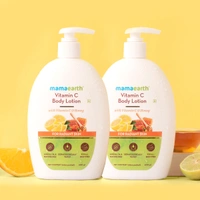 Mamaearth Vitamin C Body Lotion with Vitamin C & Honey for Radiant Skin, 400 ml (Pack of 2)