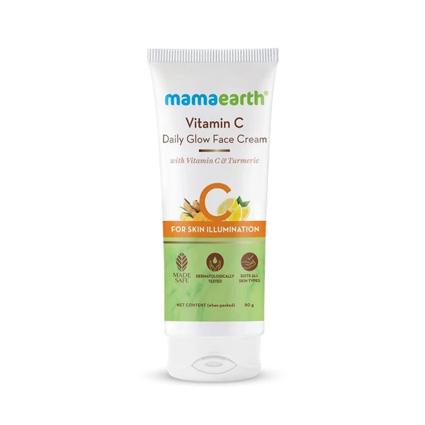 MAMAEARTH Mamaearth Vitamin C Daily Glow Face Cream With Vitamin C & Turmeric For Skin Illumination