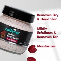 MCAFFEINE mCaffeine Moisturizing & Creamy Coffee Body Scrub with Berries for Smooth Skin - 200g