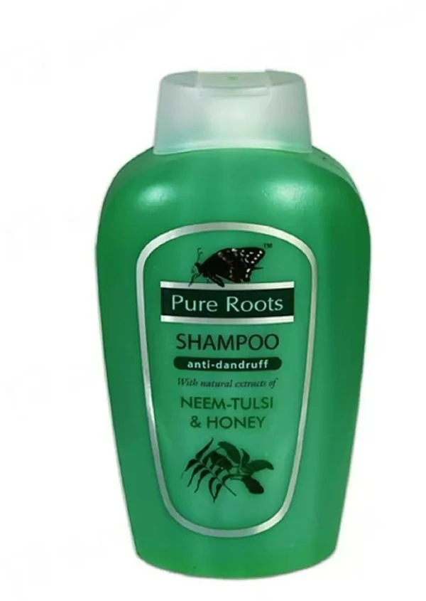 Pure Roots Neem Tulsi & Honey Anti-Dandruff Shampoo - 1000 ml with Free Face Wash