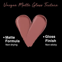 Nykaa 8hour Lasting Full Cover Matte Gloss - Flirty Face(3.5ml)