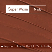 Nykaa All Day Matte Waterproof, Transfer Proof, 12H Liquid Lipstick - Super Mom(2.1ml)