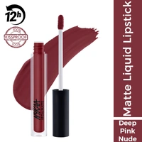 Nykaa All Day Matte Waterproof, Transfer Proof, 12H Liquid Lipstick - Prom Date(2.1ml)