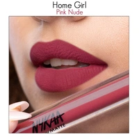 Nykaa All Day Matte Waterproof, Transfer Proof, 12H Liquid Lipstick - Home Girl(2.1ml)