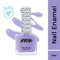 Nykaa Breathable Nail Enamel - Lazy Lilac - 327(9ml)