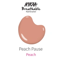 Nykaa Breathable Nail Enamel - Peach Pause - 319(9ml)