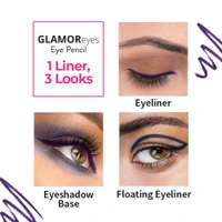 Nykaa Glamoreyes Colour Eye Pencil Kajal - Violet Wizard 06(1.2g)