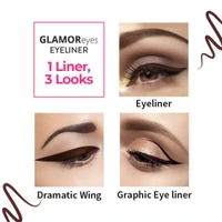 Nykaa GLAMOReyes Coloured Liquid Eyeliner - 04 Mystic Woods(5ml)
