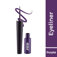 Nykaa GLAMOReyes Coloured Liquid Eyeliner - 07 Poisonous Plum(5ml)