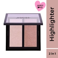 Nykaa Glow Getter Highlighting & Illuminating Duo Palette - Moonshine 03 (9gm)