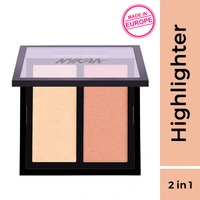Nykaa Glow Getter Highlighting & Illuminating Duo Palette - 24K Glam 01 (9gm)
