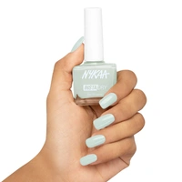 Nykaa Insta Dry Fast Drying Nail Enamel Polish Green Grid 358 - Light Green(9ml)