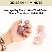 Nykaa Insta Dry Fast Drying Nail Enamel Polish Lemon Like 349 - Light Yellow(9ml)