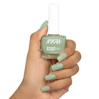 Nykaa Insta Dry Fast Drying Nail Enamel Polish Pista Poll 357 - Pista(9ml)