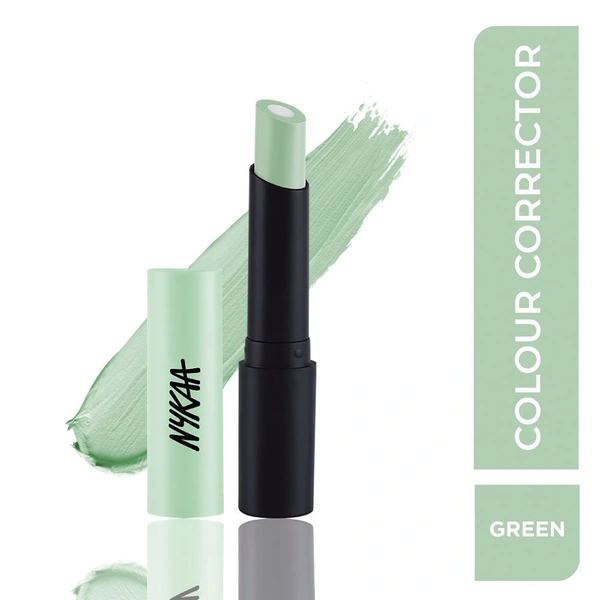 Nykaa InstaBlur Color Corrector Stick - Green (3.5g)