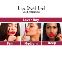 Nykaa Lips Don't Lie Waterproof Line & Fill Lip Liner - Lover Boy 08(1.14g)
