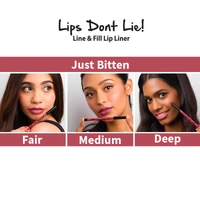 Nykaa Lips Don't Lie Waterproof Line & Fill Lip Liner - Just Bitten 13(1.14g)