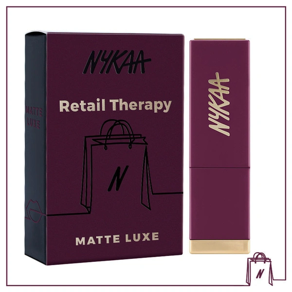 Nykaa Matte Luxe Lipstick - Retail Therapy(4.8gm)