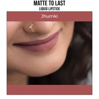 Nykaa Matte to Last Transfer Proof Liquid Lipstick - Jhumki 14(5ml)