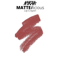 Nykaa Matte-illicious Lip Crayon Lipstick with Free Sharpener - Jade Rose 11(2.8g)