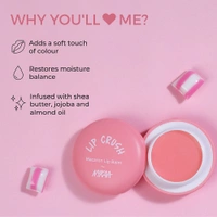 Nykaa Moisturising Macaron Lip Balm With Shea Butter, Almond Oil & Vitamin E - Strawberry(8gm)