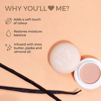 Nykaa Moisturising Macaron Lip Balm With Shea Butter, Almond Oil & Vitamin E - Vanilla(8gm)