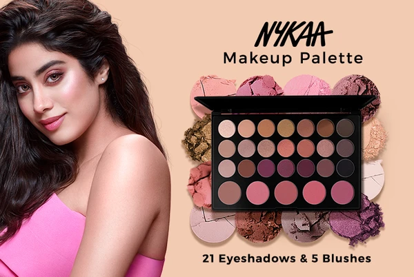 Nykaa Professional Makeup Palette - Eyeshadow &amp; Blush