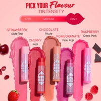 Nykaa Serial Kisser Moisturising Tinted Lip Balm With Shea Butter & Vitamin E - Strawberry(4.2g)