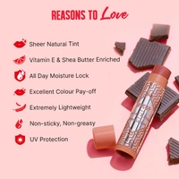 Nykaa Serial Kisser Moisturising Tinted Lip Balm With Shea Butter & Vitamin E - Chocolate(4.8g)