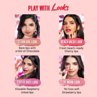 Nykaa Serial Kisser Moisturising Tinted Lip Balm With Shea Butter & Vitamin E - Raspberry(4.8 gm)
