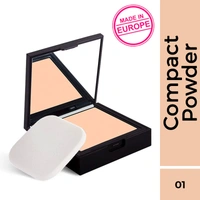 Nykaa SKINgenius Skin Perfecting & Hydrating Matte Powder Compact - Natural Ivory 01 (9gm)