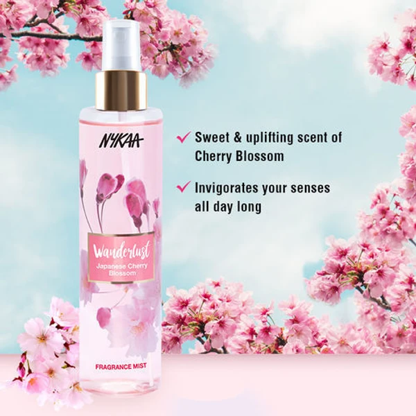 Nykaa Wanderlust Fragrance Body Mist - Japanese Cherry Blossom