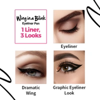 Nykaa Wing In A Blink Eyeliner Pen - Dark Knight 01(2.5g)