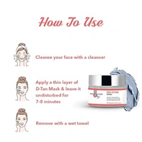 O3+ Oxy D-Tan Mask Instant Tan Removal & Sun Damage Protection for All Skin Types 50gm