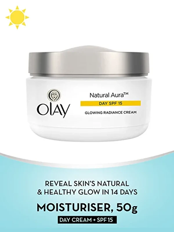 Olay Natural Aura 7 In One Glowing Radiance Cream Spf 15