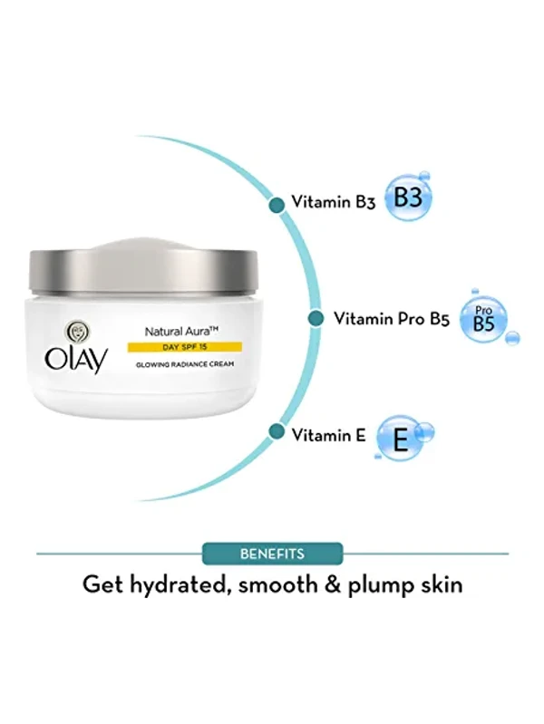 Olay Natural Aura 7 In One Glowing Radiance Cream Spf 15