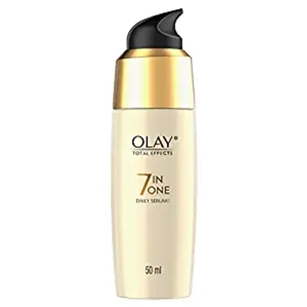 Olay Total Effects Serum |With Vitamin C, B5, Niacinamide, Green Tea |Fights 7 Signs Of Ageing For Glowing, Hydrated And Younger Looking Skin |Suitable For Normal, Dry, Oily &amp; Combination Skin |50 Ml