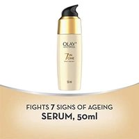 Olay Total Effects Serum |With Vitamin C, B5, Niacinamide, Green Tea |Fights 7 Signs Of Ageing For Glowing, Hydrated And Younger Looking Skin |Suitable For Normal, Dry, Oily &amp; Combination Skin |50 Ml