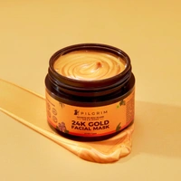 Pilgrim 24K Gold Facial Mask, 50.0 gm | 1.8 oz. | Enhances Natural Glow | Firms & Brightens Skin