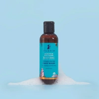 Pilgrim Volcanic Lava Ash Face Wash with Yugdugu & White Lotus, 100 ml | 3.38 fl.oz | Deep Cleans Pores | Protects from Pollution | Prevents Acne
