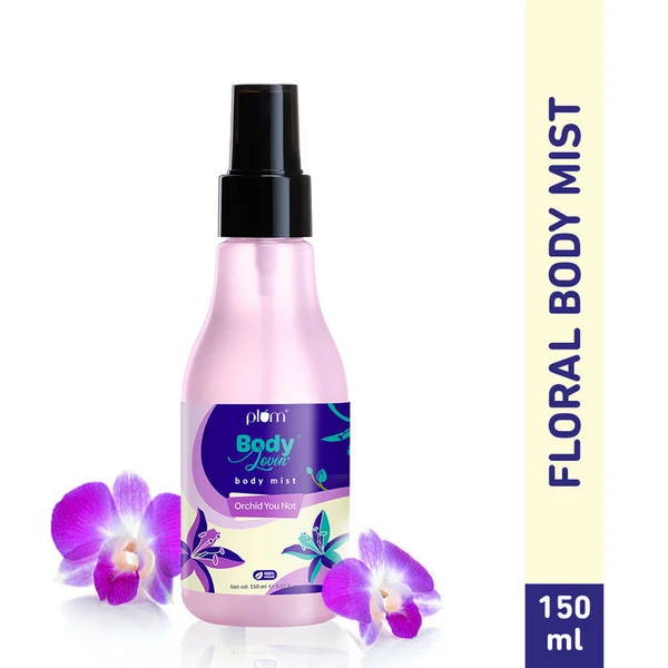 Plum BodyLovin' Orchid-You-Not Body Mist, Fresh Floral Fragrance, 150 ml